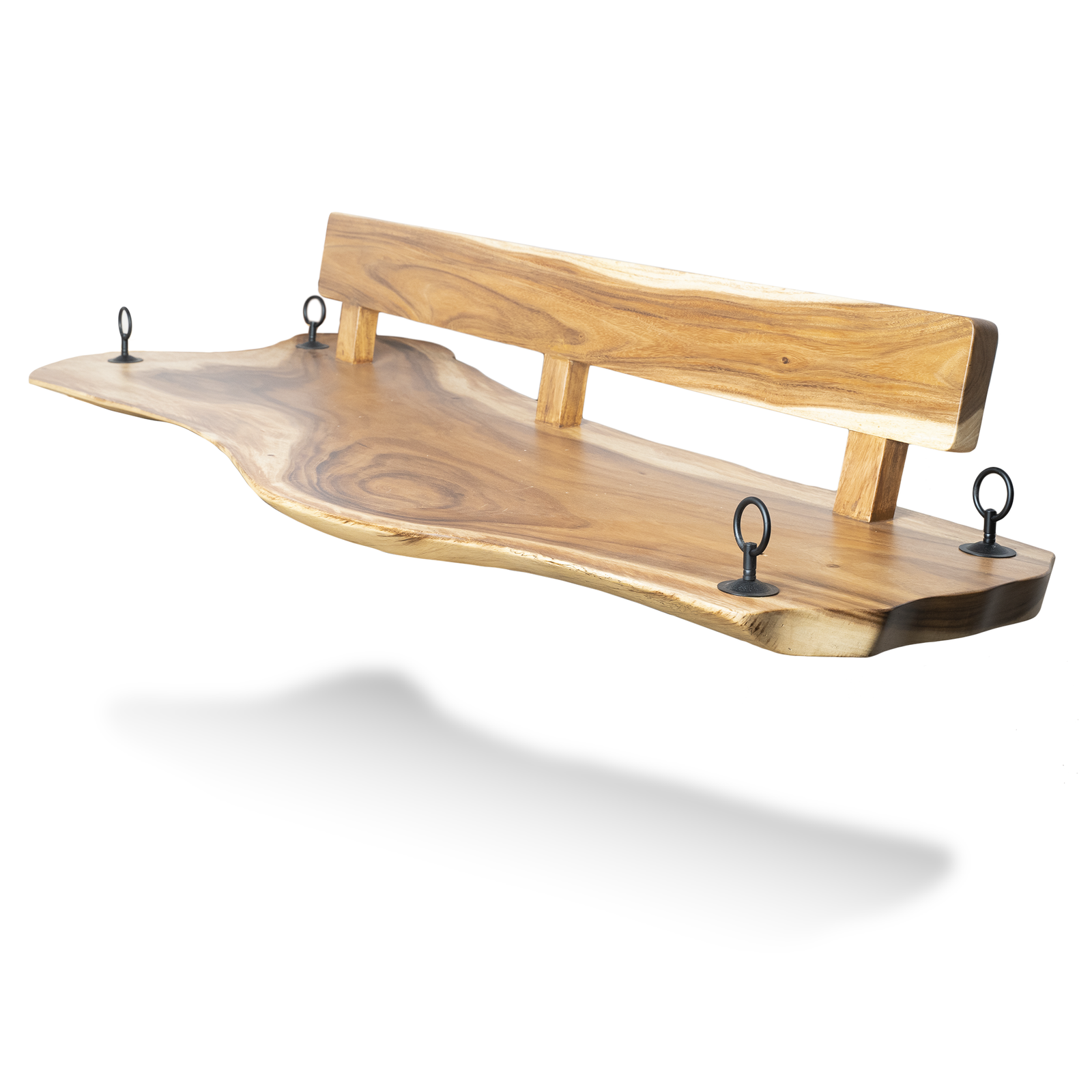 Live Edge Wooden Swing Jhula – East Indian Walnut