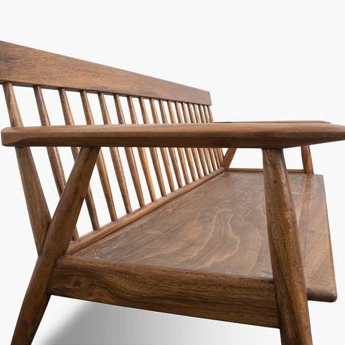 Solid Wooden Splendor Slondor Three Seater - Image 7