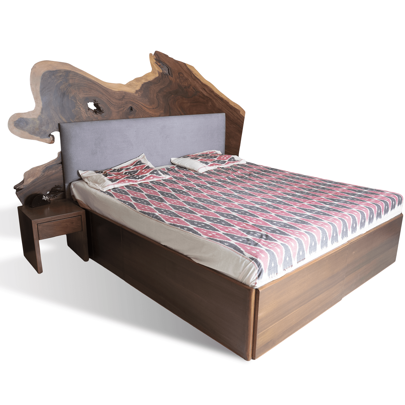 Live Edge Up Hole Bed with Storage - Image 2
