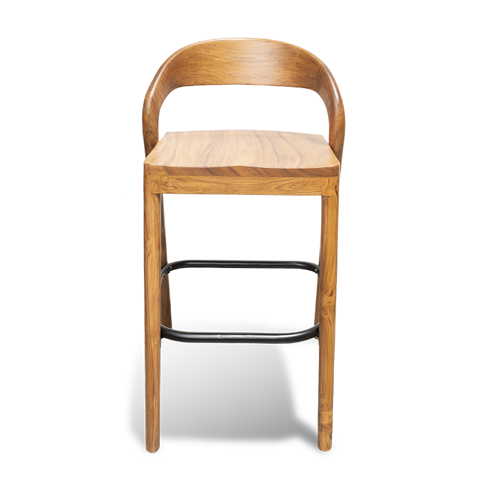 Custom Made Redifined walnut - Barstool - Image 2