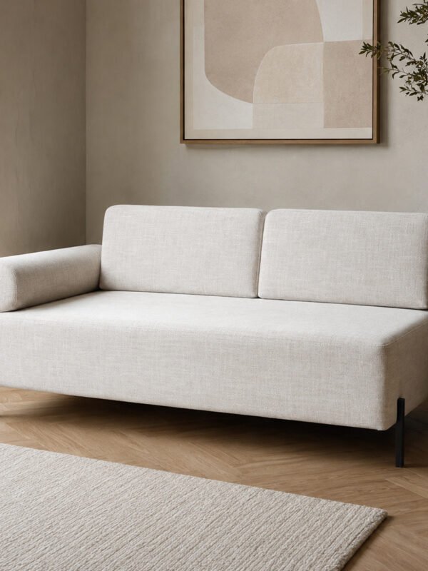 Simplified Two Seater Sofa