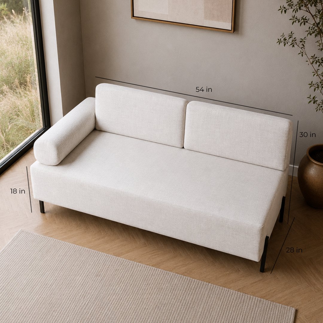 Simplified Two Seater Sofa - Image 6