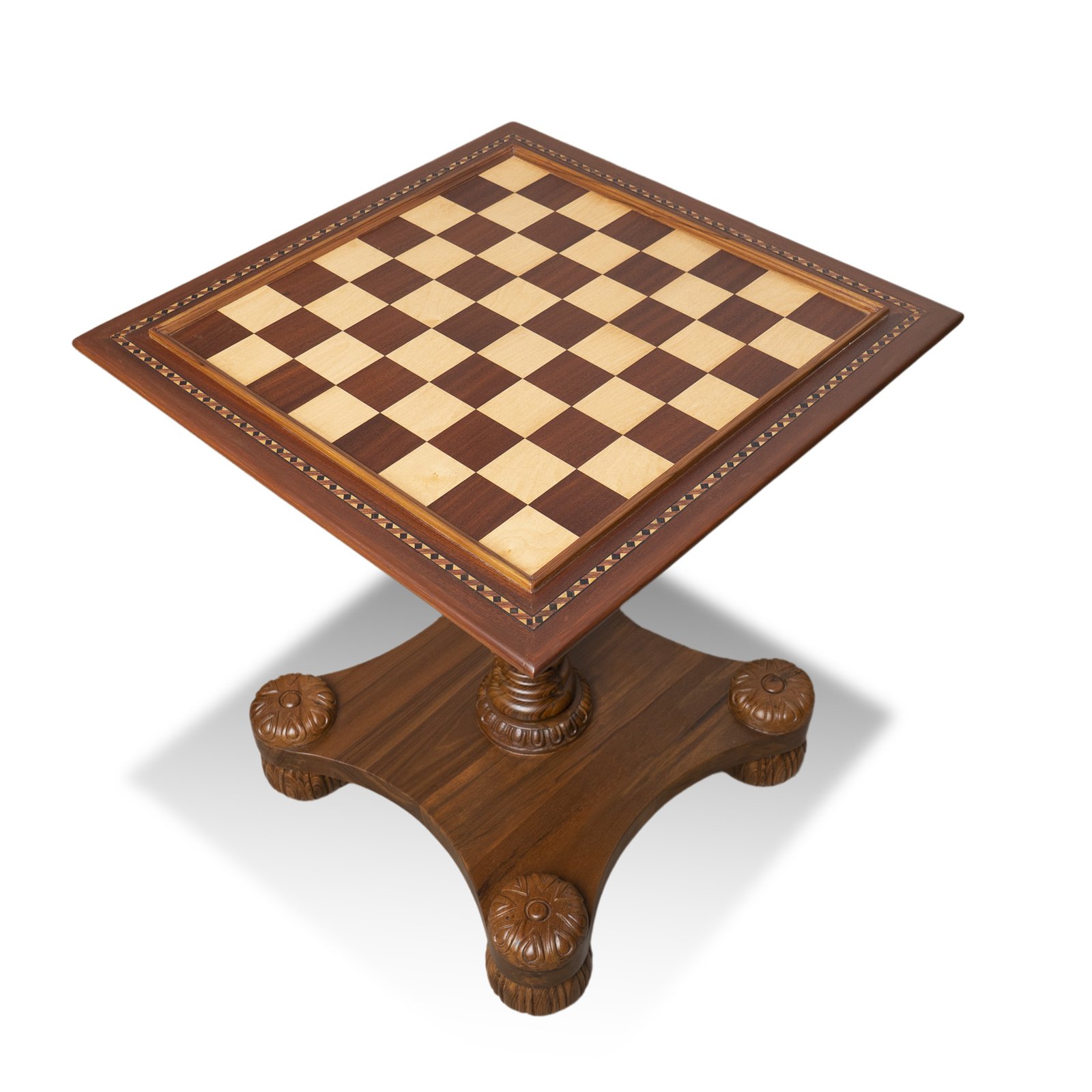Solid Wooden Grand Master Chess Table - Image 5