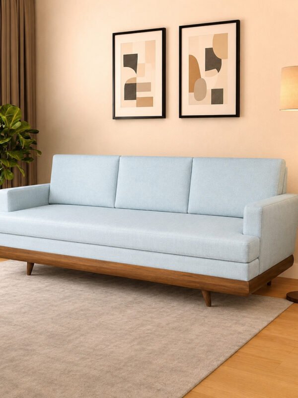 Simplified Three Seater Sofa