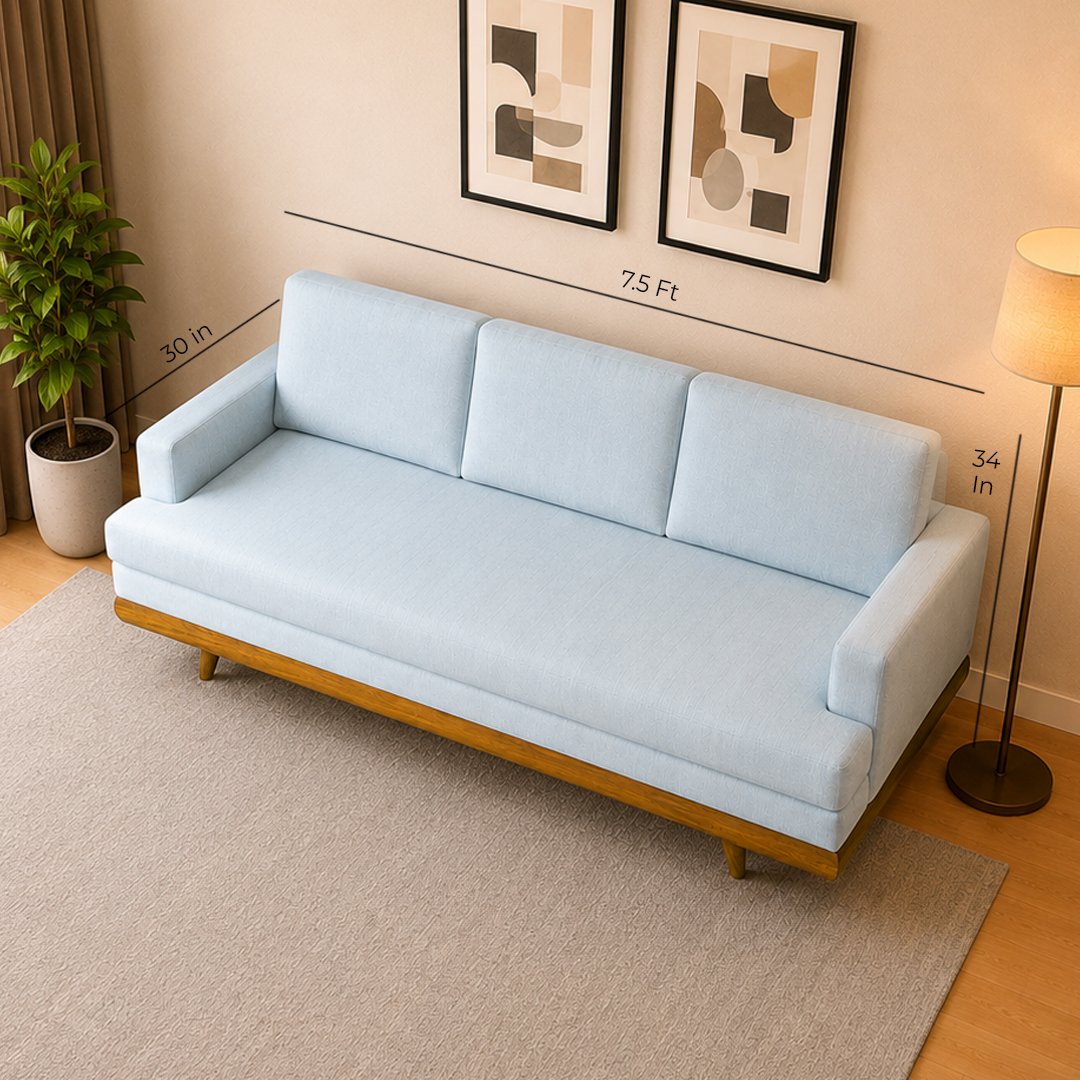 Simplified Three Seater Sofa - Image 6