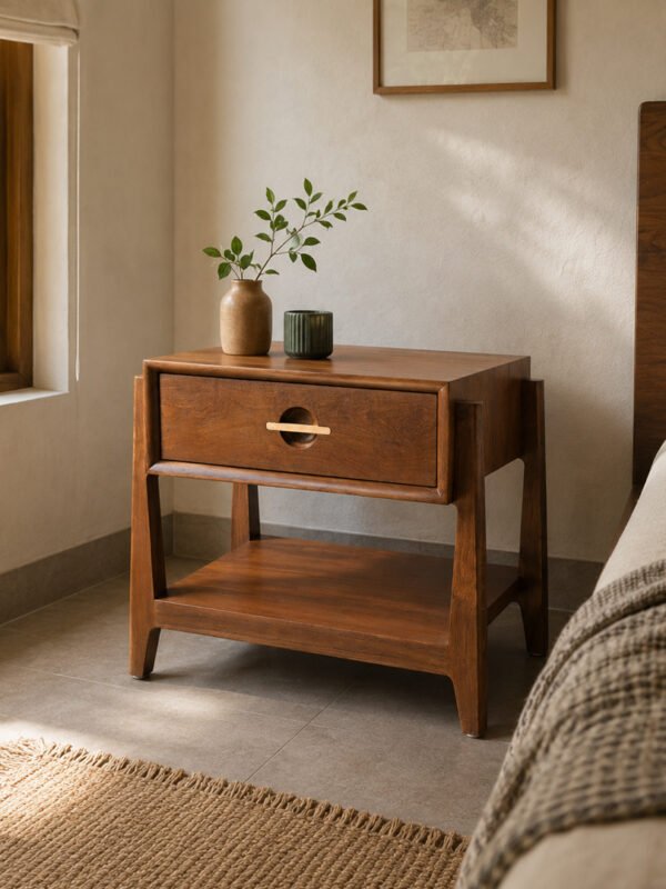 Custom Made Solid Wooden Shahi Kids Table – Bedside Table