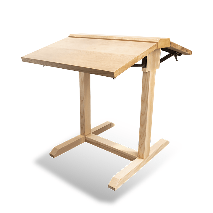 Solid Wooden Folding Drawing Table