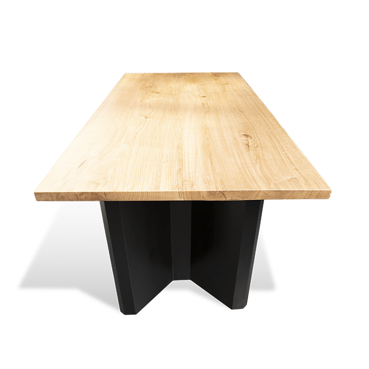Solid Wooden Oak Power Office Table - Image 5