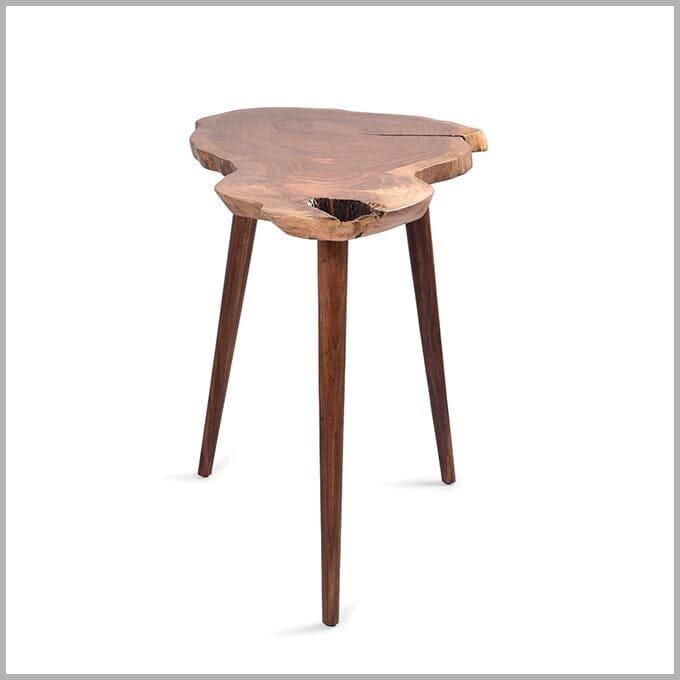 Live Edge 3-Leg Work Table - Image 4