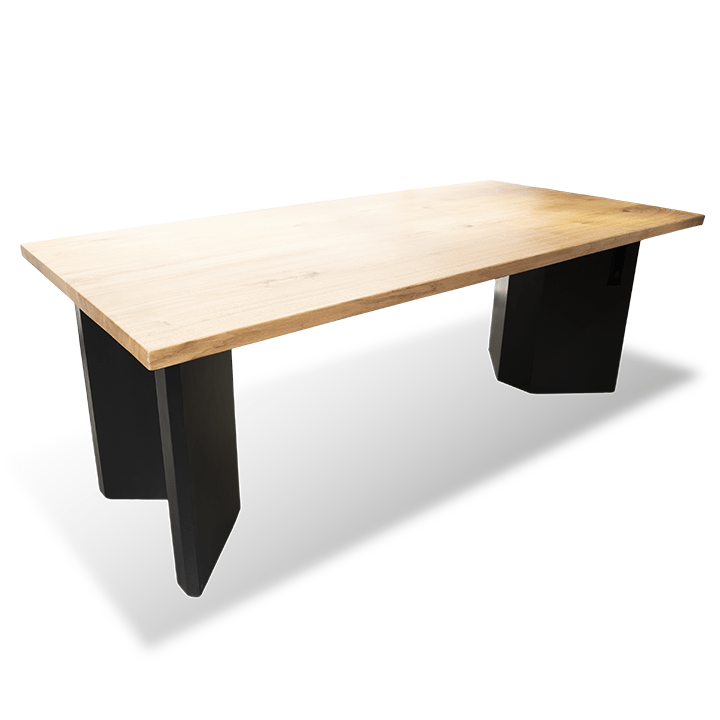 Solid Wooden Oak Power Office Table - Image 2