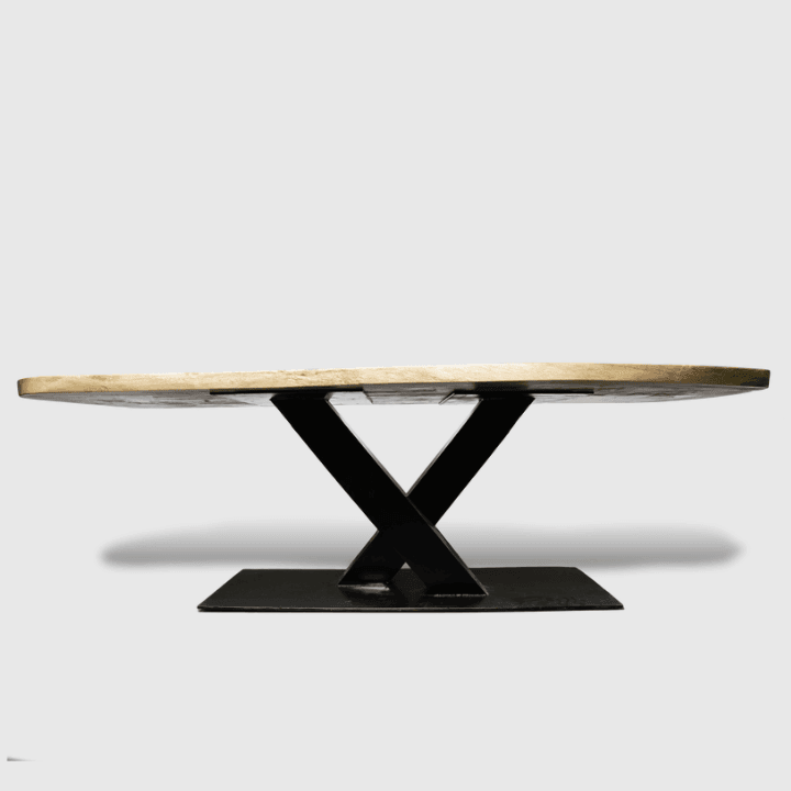 Live Edge Special X Dining Table - Image 5