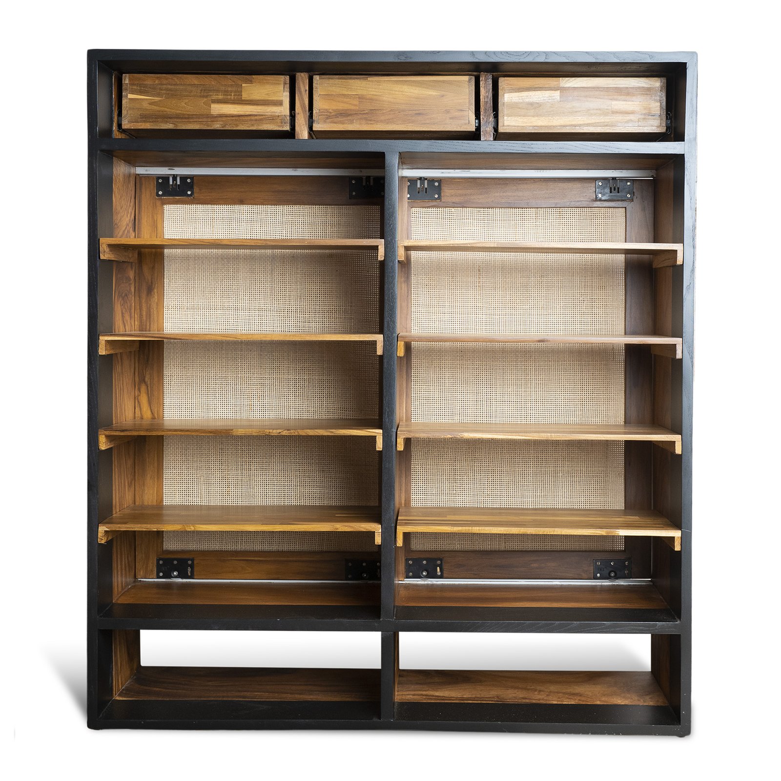 Live Edge Shoes Inn Cabinet– Handcrafted East Indian Walnut Storage - Image 6