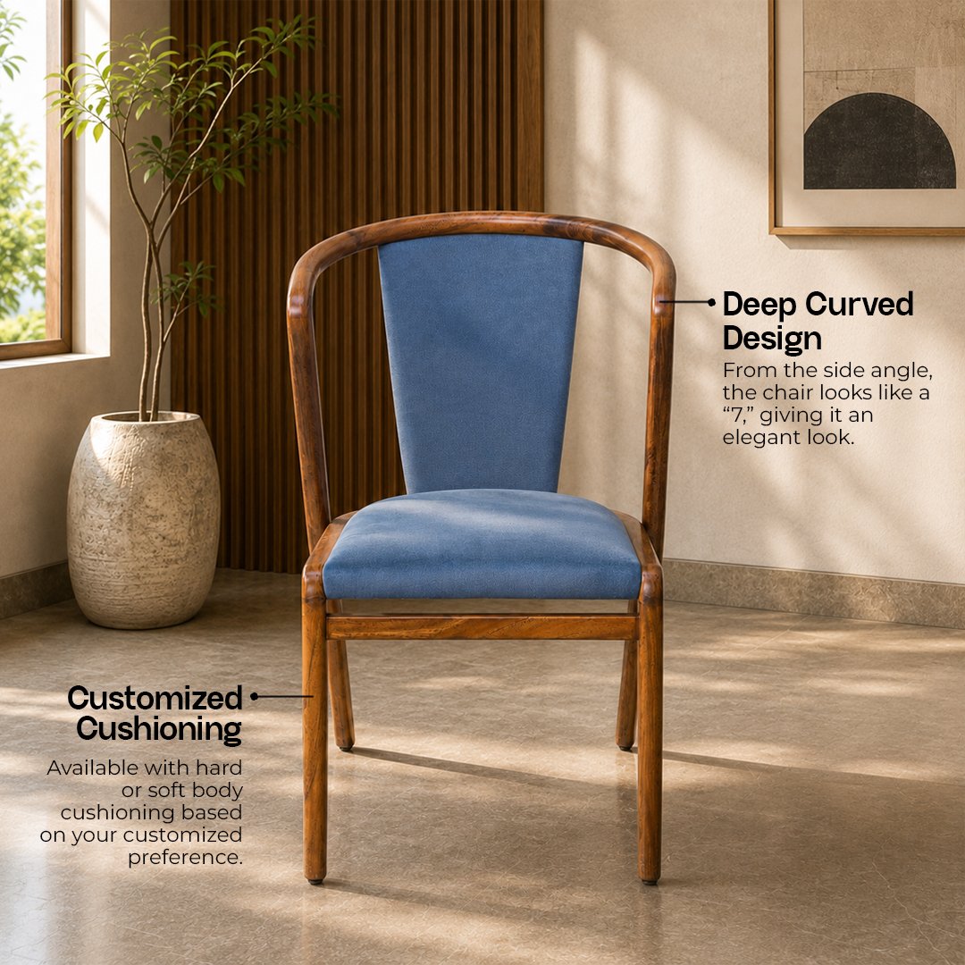 Solid Wooden Super Seven Chair – Inspired by Nature’s Geometry - Image 4