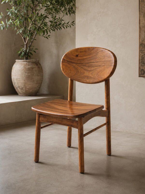 Wooden Comfyh Chair – Arced Back Support