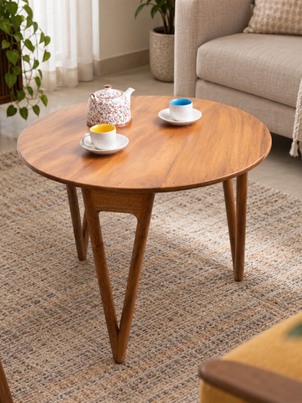 Solid Wooden Detailed Beauty Coffee Table