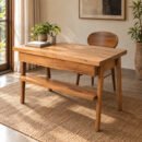 Solid Wooden Classic Study Work Table