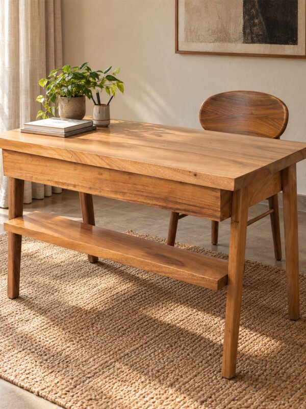 Solid Wooden Classic Study Work Table