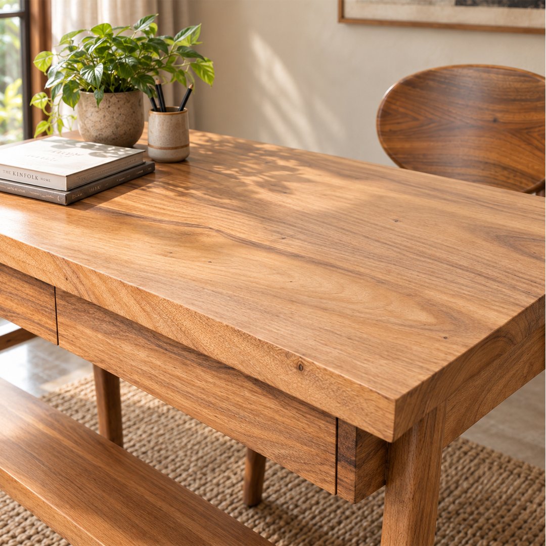 Solid Wooden Classic Study Work Table - Image 2