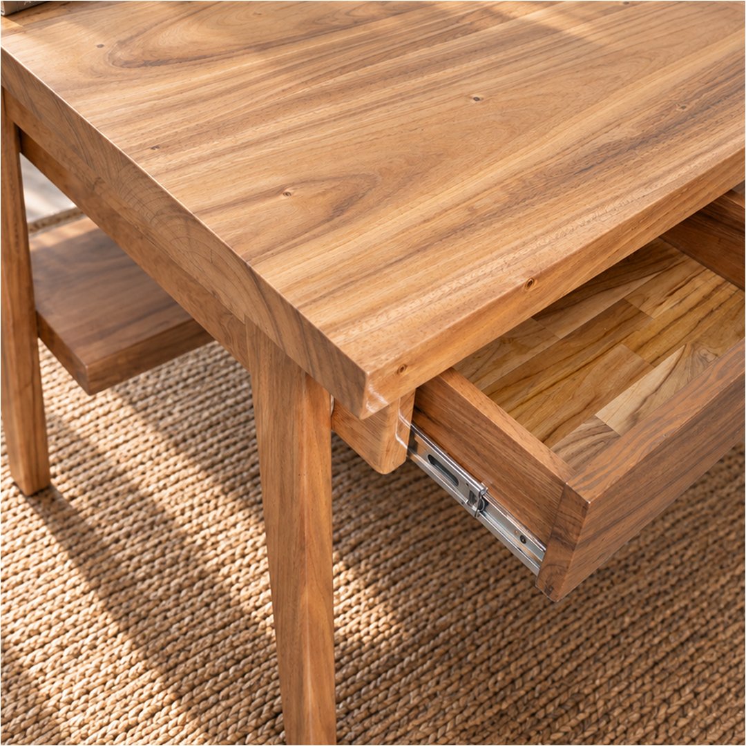 Solid Wooden Classic Study Work Table - Image 3