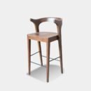 Solid Wood A-meet Bar Stool– East Indian Walnut & Teak Seating