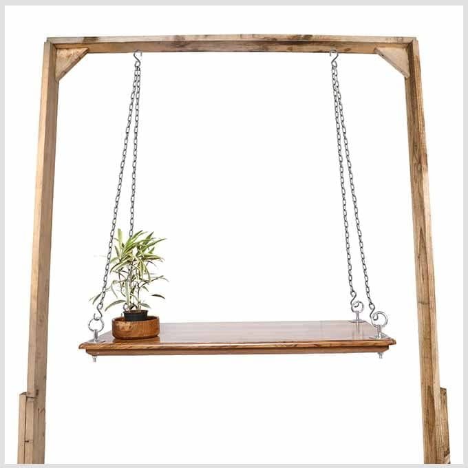 Solid Wood Adjustable Brownchester Swing Jhula
