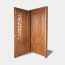 Carved Door - Crafted By  Burma Teak Wood