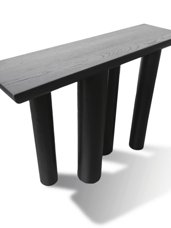 Consoleing Black Credenza Table