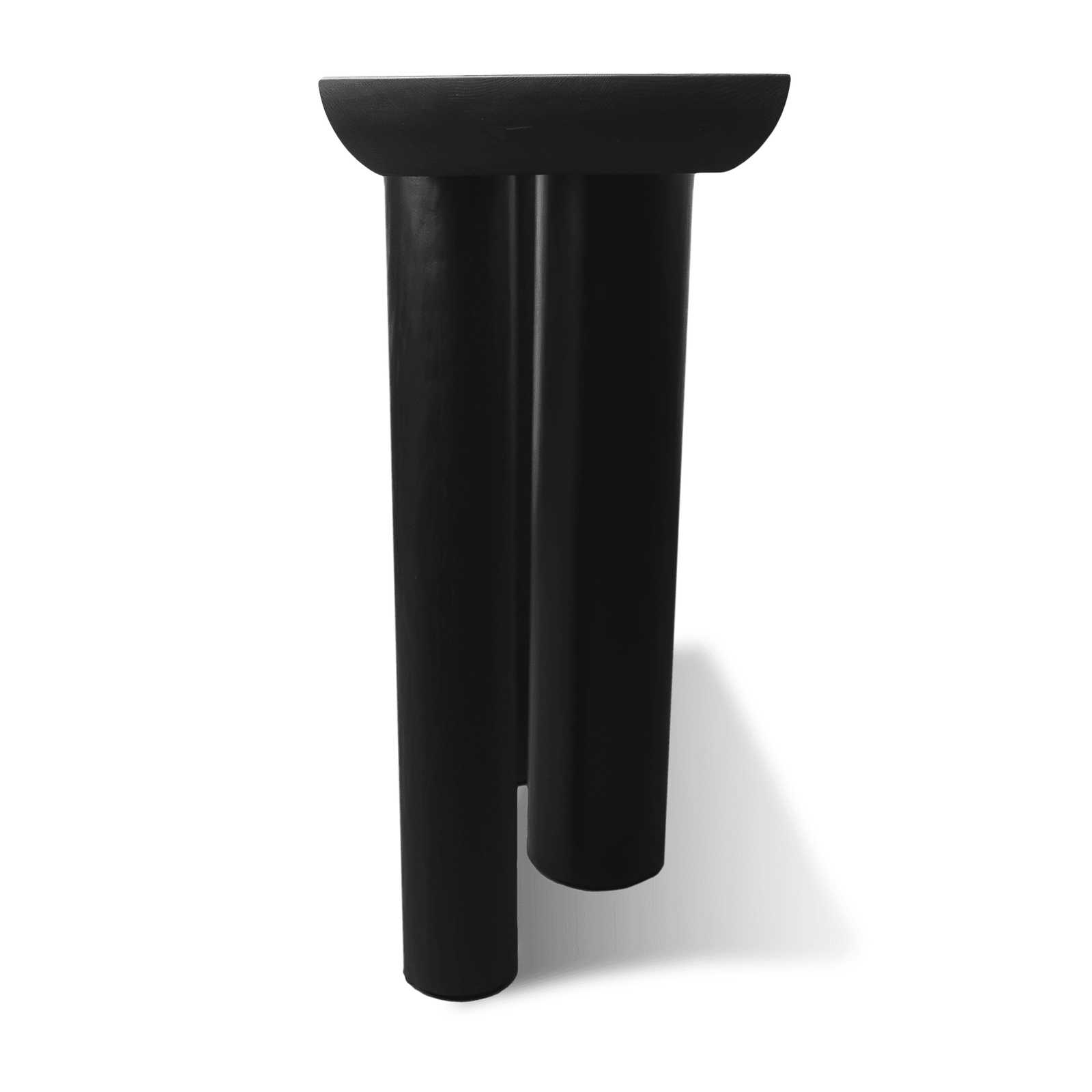 Consoleing Black Credenza Table - Image 4