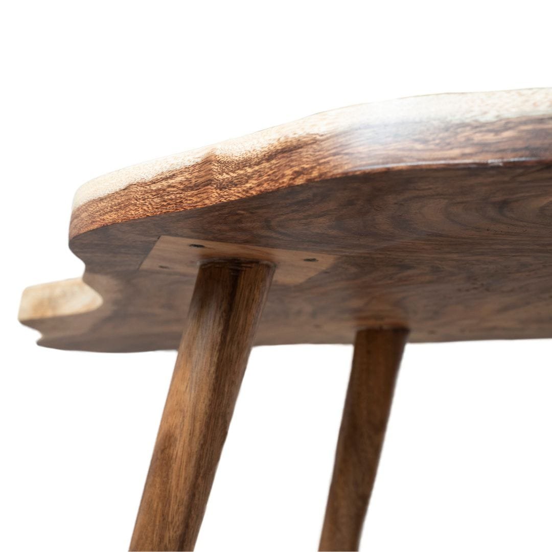 Custom Made Live Edge Contemporary Bench - Image 5