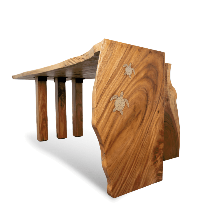 Live Edge Drop The Turtle Dining Table - Image 3