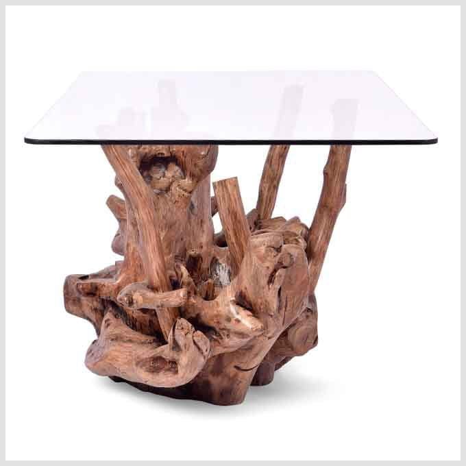 Live Edge Rooted Dining Dining Table - Image 4