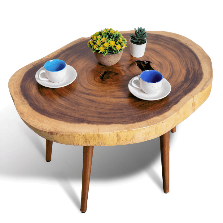 Live Edge Five-Legged Coffee Table