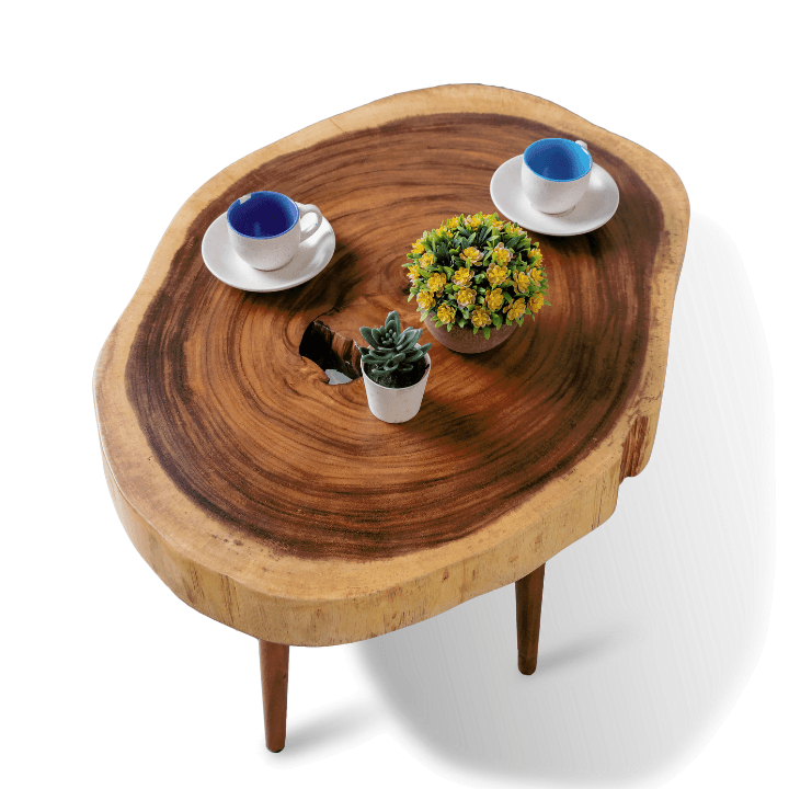 Live Edge Five-Legged Coffee Table - Image 4