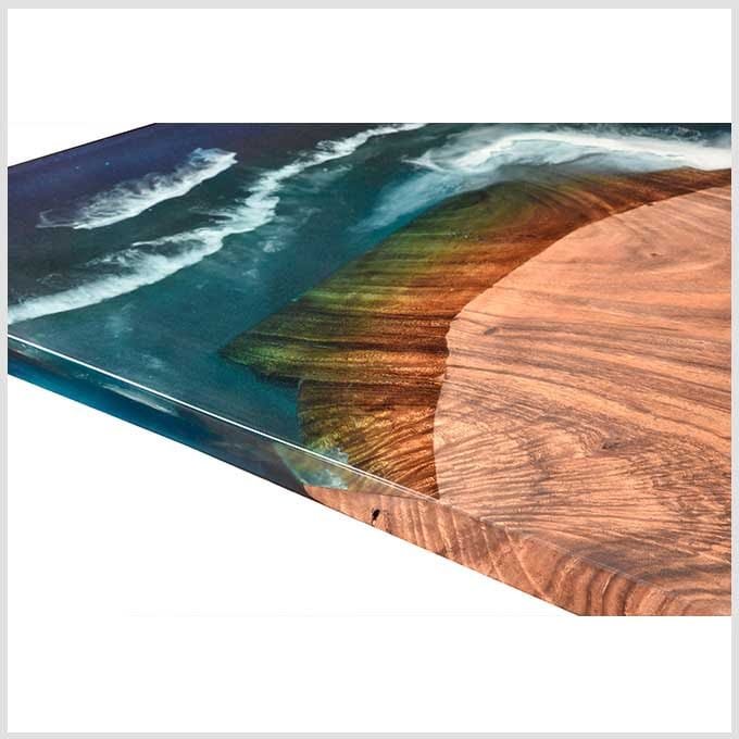 Epoxy Resin MumBays Waters - Live Edge Wood - Image 6