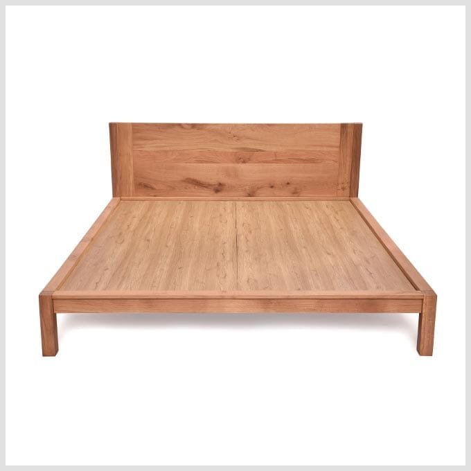 Custom Made White Oak Bed – Solid Wood Knock Down Structure - Image 3