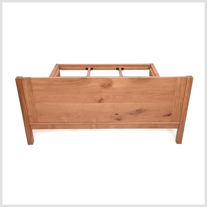 Custom Made White Oak Bed – Solid Wood Knock Down Structure - Image 4