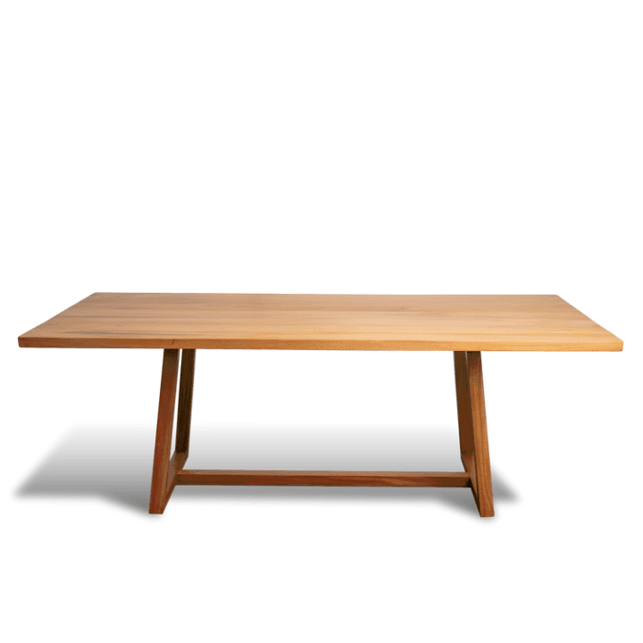 Orangish Mahogany Dining Table - Image 4