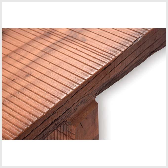Solid Wood Railway Sleeper Bench - Image 4