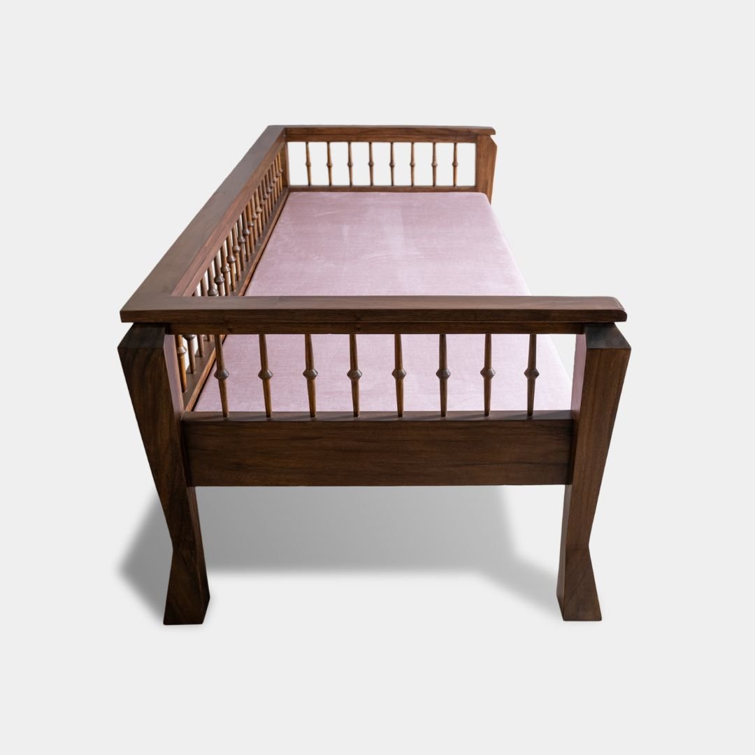 Custom Solid Wooden Rajwadi Diwan - Image 2