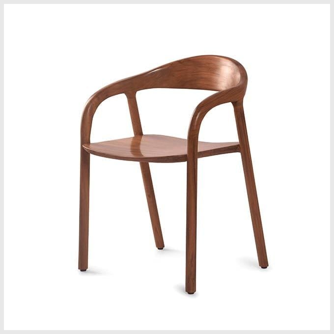 Solid Wooden Sleek Peak Chair – Inspired by Nature’s Form