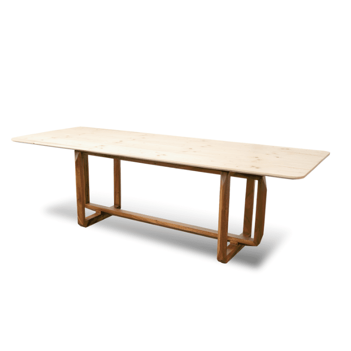 Live Edge Special Angled Dining Table - Image 2