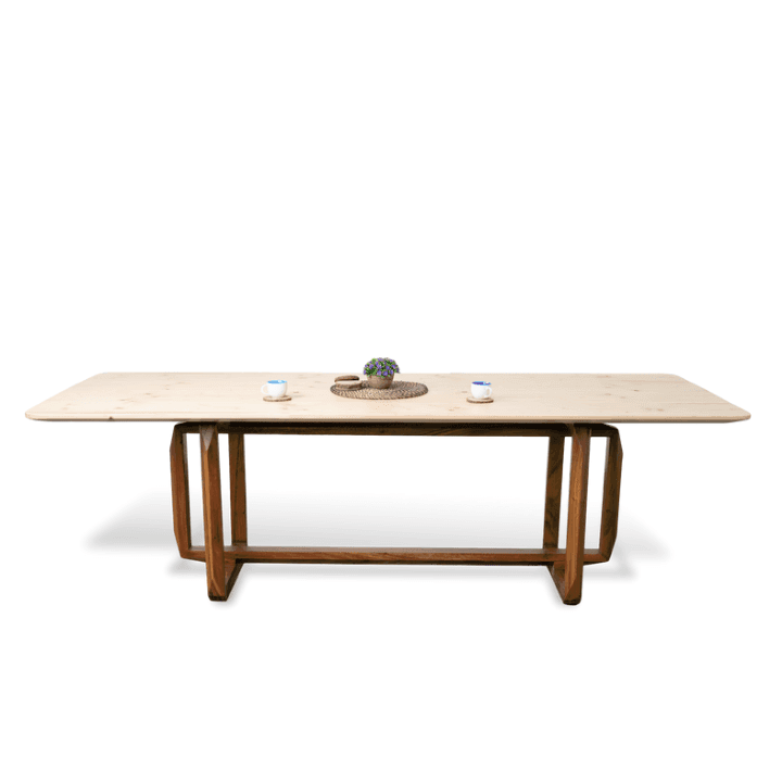 Live Edge Special Angled Dining Table - Image 3