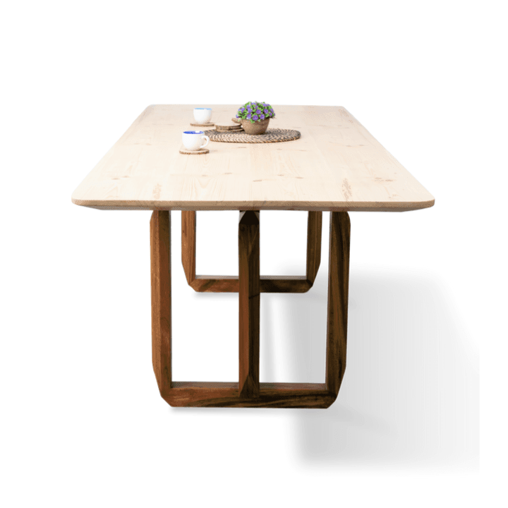 Live Edge Special Angled Dining Table - Image 4