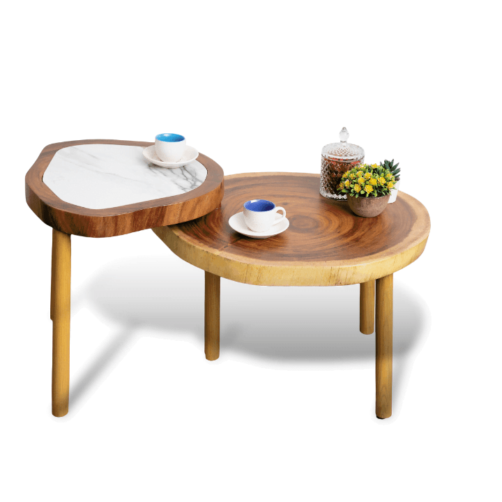 Live Edge Step Up Coffee Table - Image 3