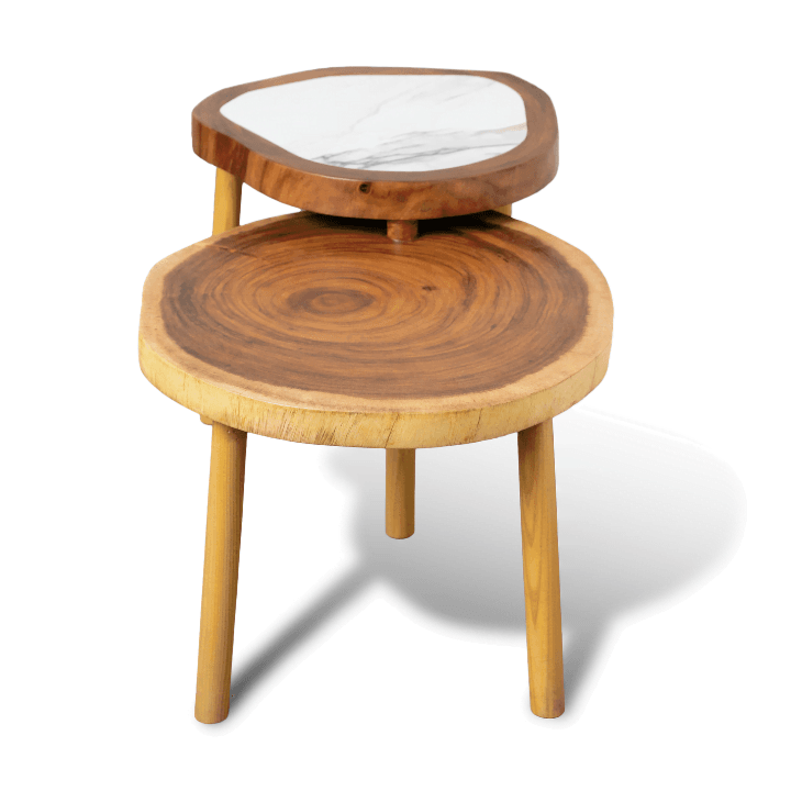 Live Edge Step Up Coffee Table - Image 5