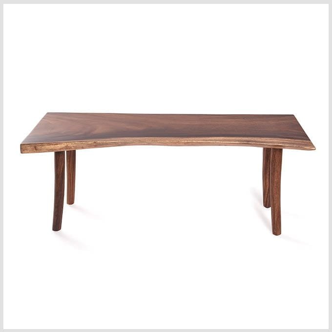 Solid Wooden Straight Bench - Image 4