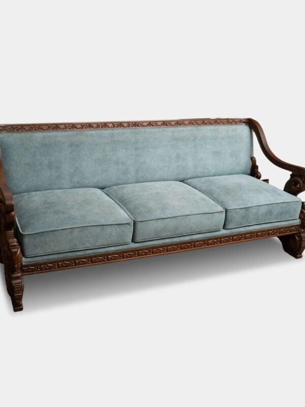 Super Carved Three Seater Sofa