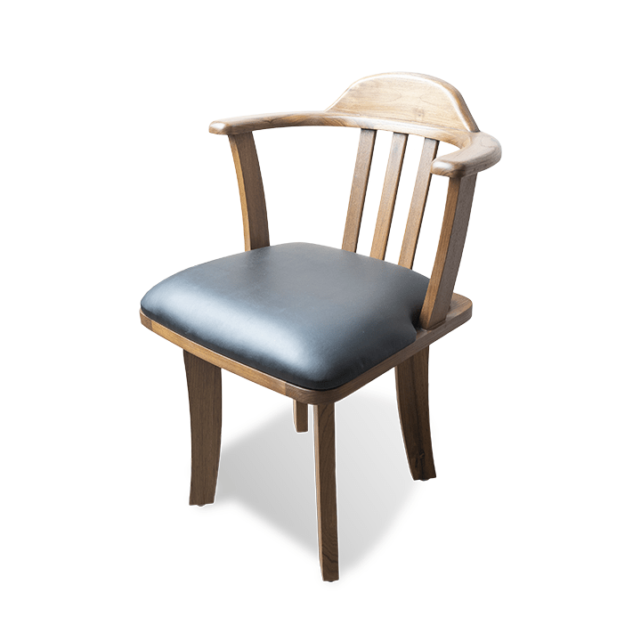 Custom Wooden Swivelled Chair