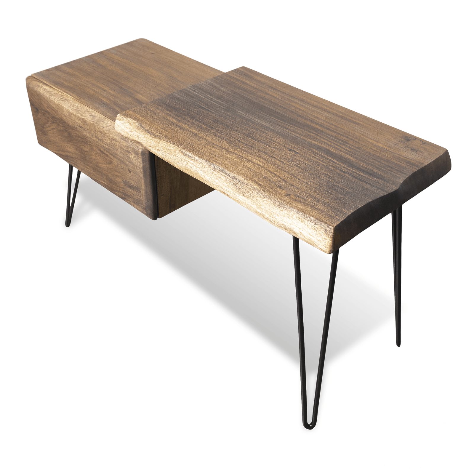 Solid Wooden Bed Side Table – Two Step Design - Image 4