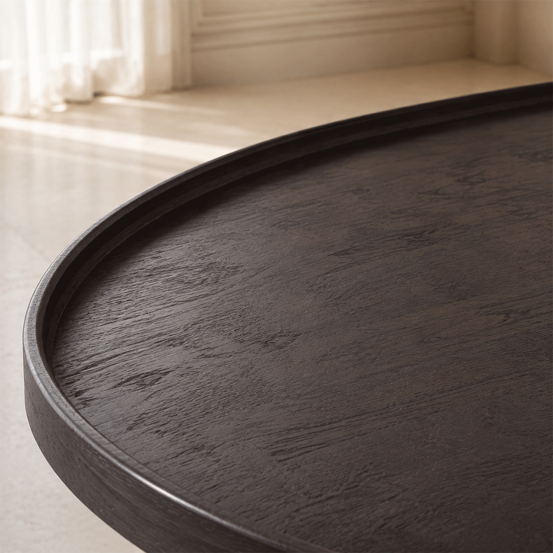 Solid Wooden Black Panther Dining Table - Image 2